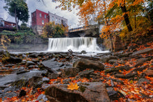 Load image into Gallery viewer, A Rainy Autumn Evening - Chagrin Falls, OH