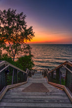 Load image into Gallery viewer, Sunset at Lake Erie Bluffs - Lake Metroparks