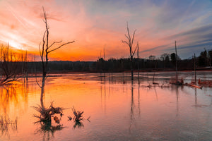 Winter Sunset at Beaver Marsh - Cuyahoga Valley National Park