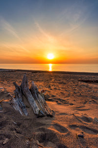 Sunset at Headlands Beach State Park - Mentor, OH