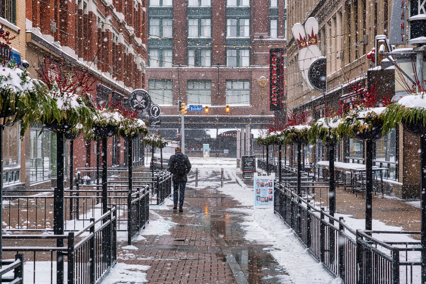 East 4th on a Snowy Day