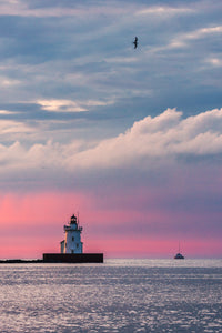 The Calm Before - Cleveland Harbor West Pierhead Lighthouse