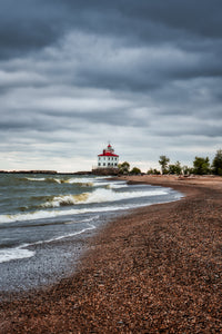 A stormy morning at Headlands Beach State Park - Mentor, OH