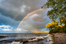 Load image into Gallery viewer, Double Rainbow over Cleveland