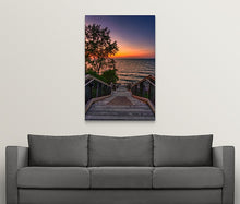 Load image into Gallery viewer, Sunset at Lake Erie Bluffs - Lake Metroparks
