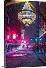 Load image into Gallery viewer, Playhouse Square on a Snowy Night