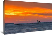 Load image into Gallery viewer, Winter Sunset over West Pierhead Lighthouse